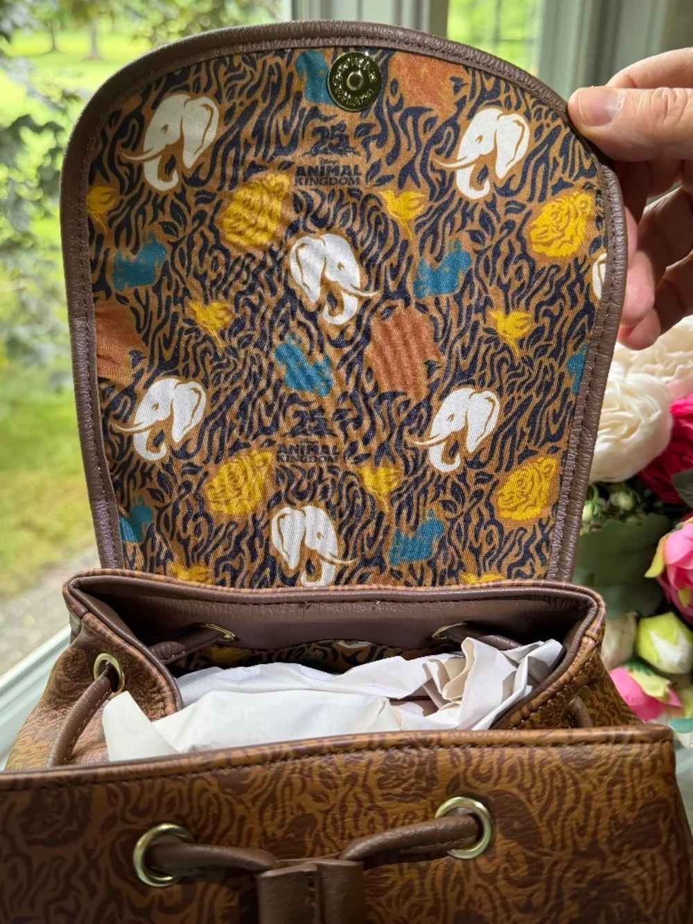 NWT Disney Parks Animal Kingdom 25th Anniversary Luongfly Mini Backpack